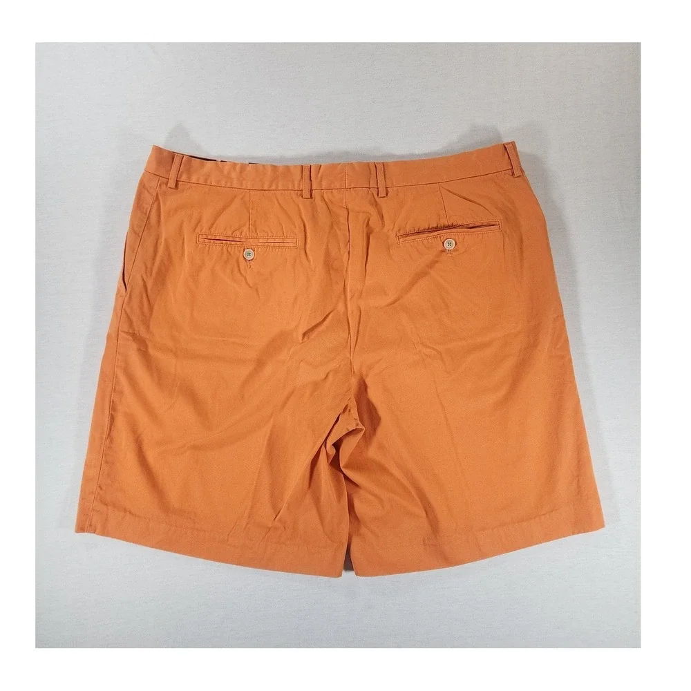 Lilly Pulitzer Mizner Short Mens 40 Chino Orange 100% Cotton Preppy Coastal Lux